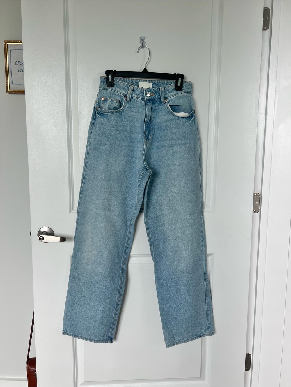 H&M Light Blue Straight-Leg Women's Jeans